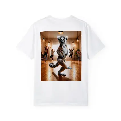 Ring Tailed Lemur Dancing In Yoga Studio