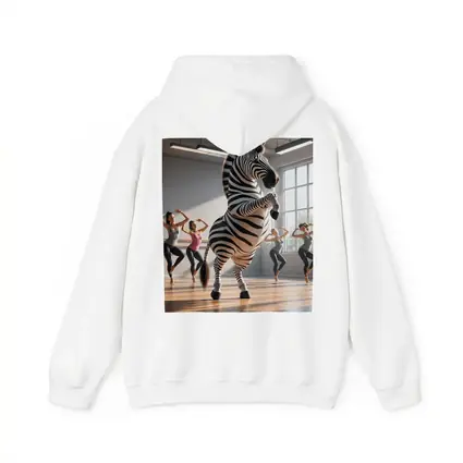 Zebra Dancing With Women In Studio