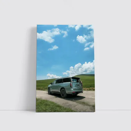 Cadillac Escalade Sport Green Rolling Country Road