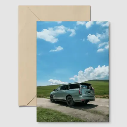 Cadillac Escalade Sport Green Rolling Country Road
