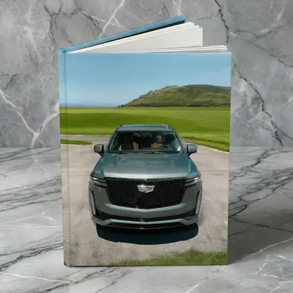 Cadillac Escalade Dark Emerald Green Nature Background