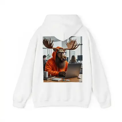 Moose Programmer Working in Office Setting