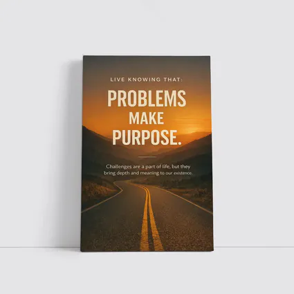 Problems Make Purpose Quote Sunset Road
