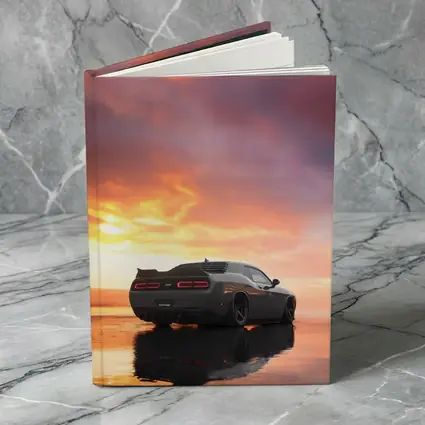 Dodge Challenger Hellcat Fiery Sunset Sky