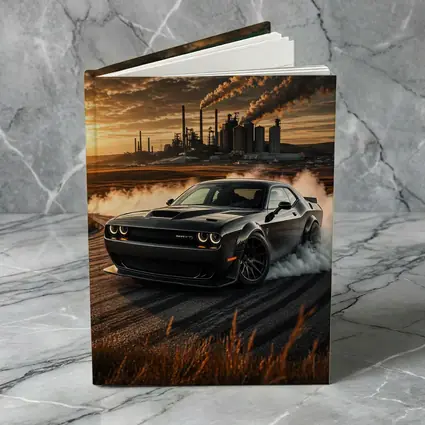 Dodge Challenger SRT Hellcat Burnout Sunset
