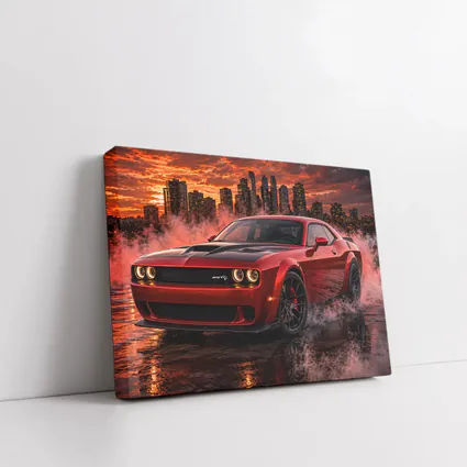 Dodge Challenger SRT Hellcat Red City Smoke