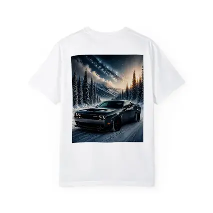 Dodge Challenger SRT Hellcat Winter Night Scene