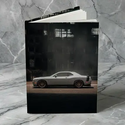Dodge Challenger Gray Muscle Car Abandoned City