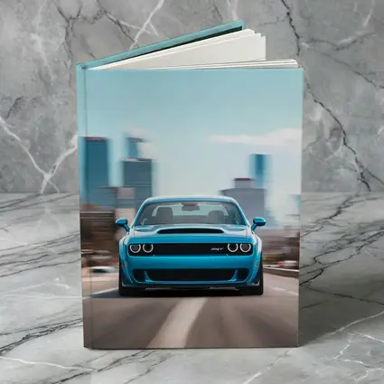 Dodge Challenger SRT Blue City Highway Drive