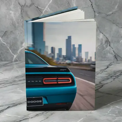 Dodge Challenger SRT Rear City Skyline