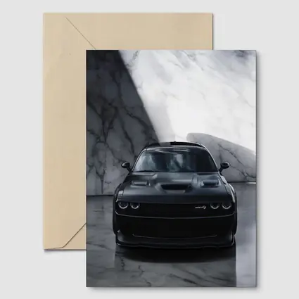 Dodge Challenger SRT Hellcat Black Marble Interior