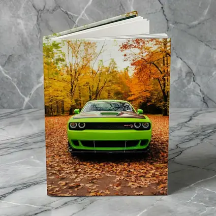 Dodge Challenger SRT Green Autumn Forest