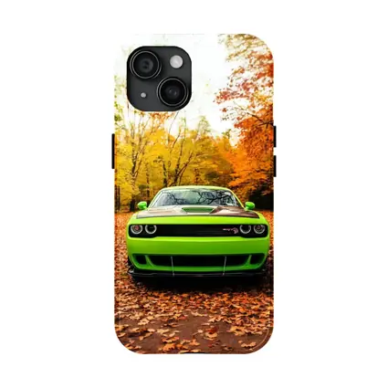 Dodge Challenger SRT Green Autumn Forest