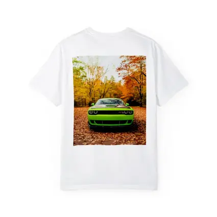 Dodge Challenger SRT Green Autumn Forest