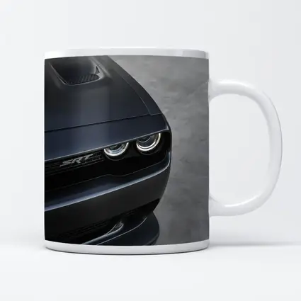 Dodge Challenger SRT Front Close Up Gray