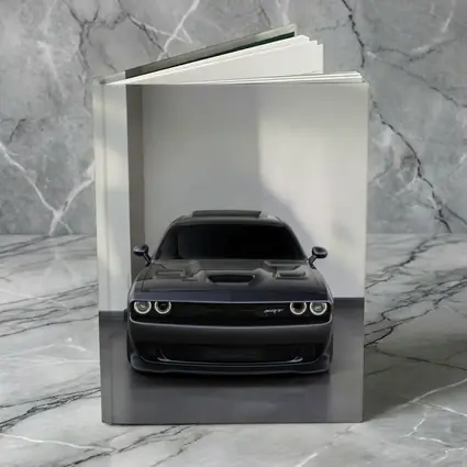 Dodge Challenger SRT Gray Indoor Parking