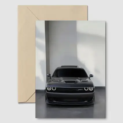 Dodge Challenger SRT Gray Indoor Parking