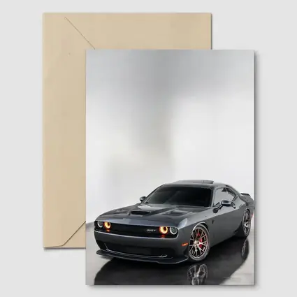 Dodge Challenger SRT Gray Studio Shot