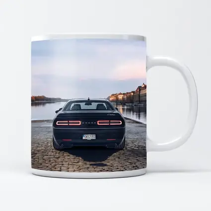 Dodge Challenger Rear View European Riverfront