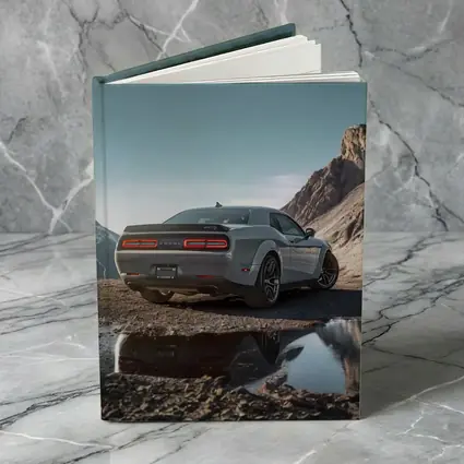 Dodge Challenger Hellcat Mountain Rocky Landscape