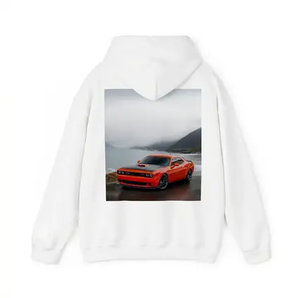 Dodge Challenger Hellcat Foggy Coastal Mountains