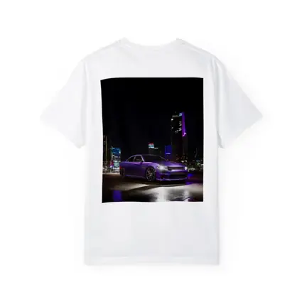 Dodge Charger Purple Night City Streets