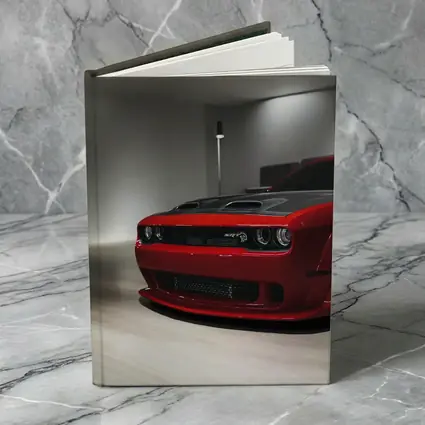 Dodge Challenger SRT Red Indoor Garage