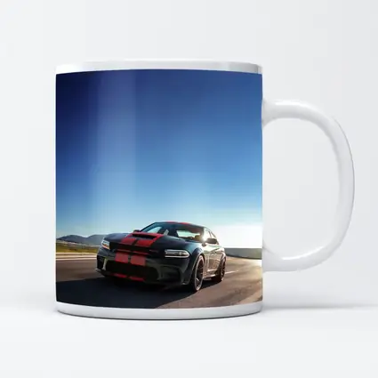 Dodge Charger Red Stripes Open Road