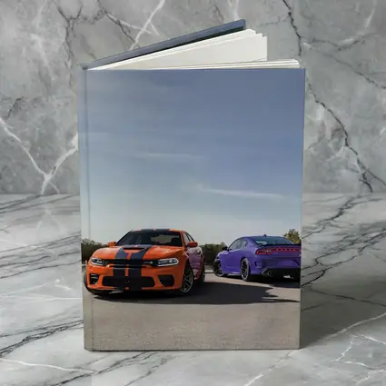 Dodge Charger Orange Purple Duo Road