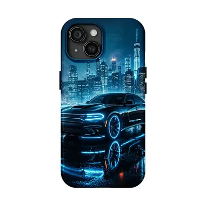 Dodge Charger Neon Glow Night City