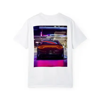 Dodge Charger Rear Neon City Night