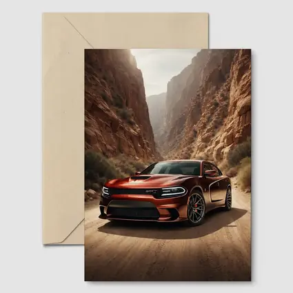 Dodge Charger SRT Canyon Desert Road