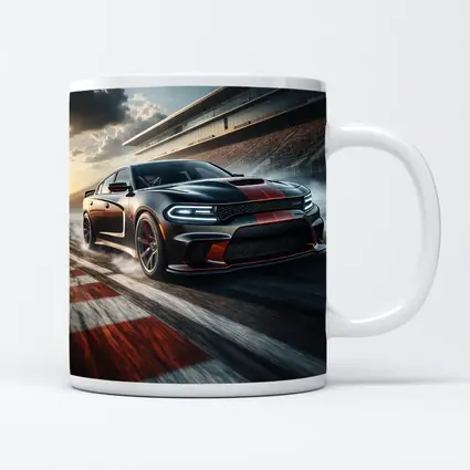 Dodge Charger SRT Hellcat On Racing Track