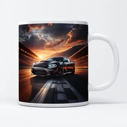 Dodge Charger SRT Hellcat Sunset Racing Track