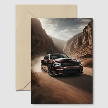 Dodge Charger SRT Hellcat Canyon Dust Road