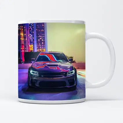 Dodge Charger Neon City Night Street