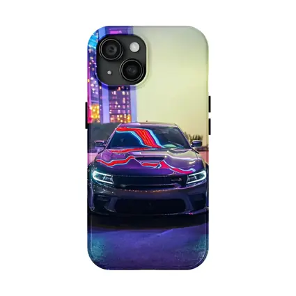 Dodge Charger Neon City Night Street