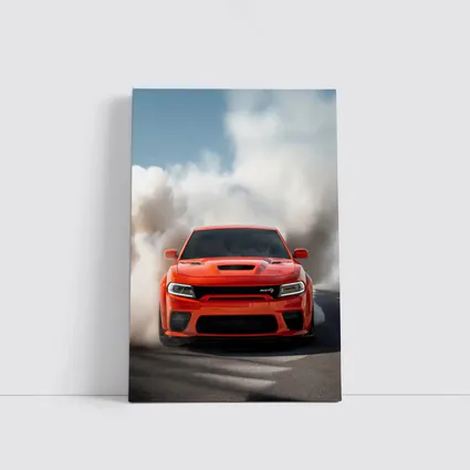 Dodge Charger SRT Burnout Smoke Track