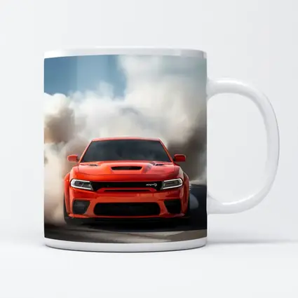 Dodge Charger SRT Burnout Smoke Track