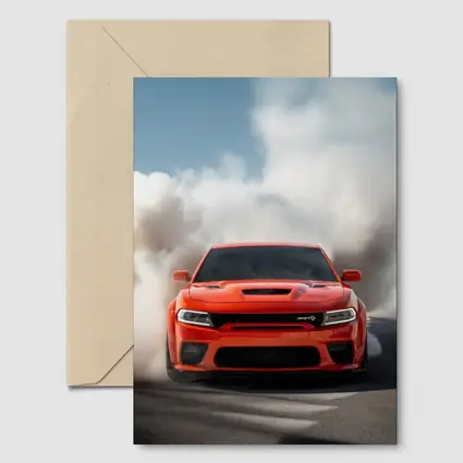 Dodge Charger SRT Burnout Smoke Track