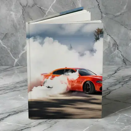 Dodge Charger Burnout Smoke Orange Muscle Car