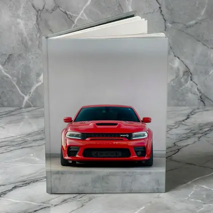 Red Dodge Charger SRT Hellcat Front View