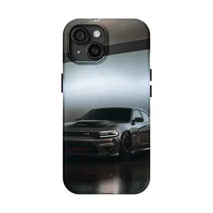 Dodge Charger Parked In Dark Garage