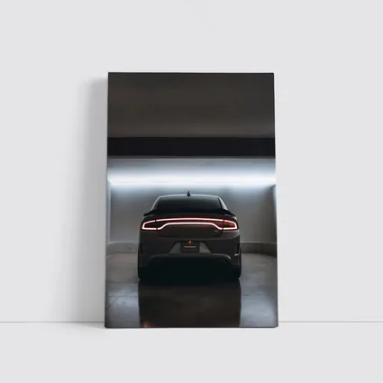 Dodge Charger Rear View Underground Parking
