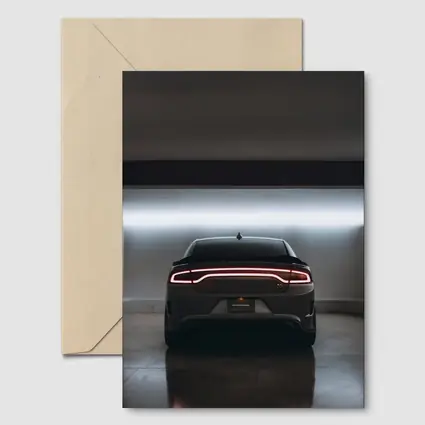 Dodge Charger Rear View Underground Parking