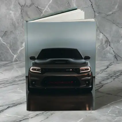 Dodge Charger Dark Front View Studio