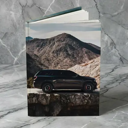 Dodge Durango Black SUV Mountain Background