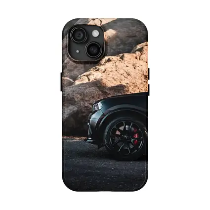 Dodge Durango Black Matte Rocky Mountain Background
