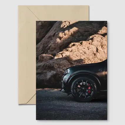 Dodge Durango Black Matte Rocky Mountain Background