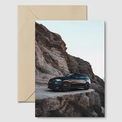 Dodge Durango Black Rocky Mountain Backdrop
